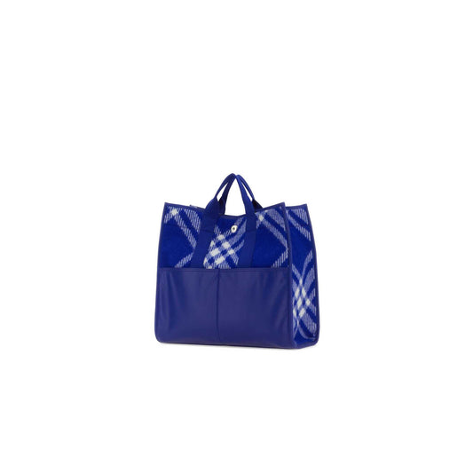 Knight Wool and Leather Tote Bag