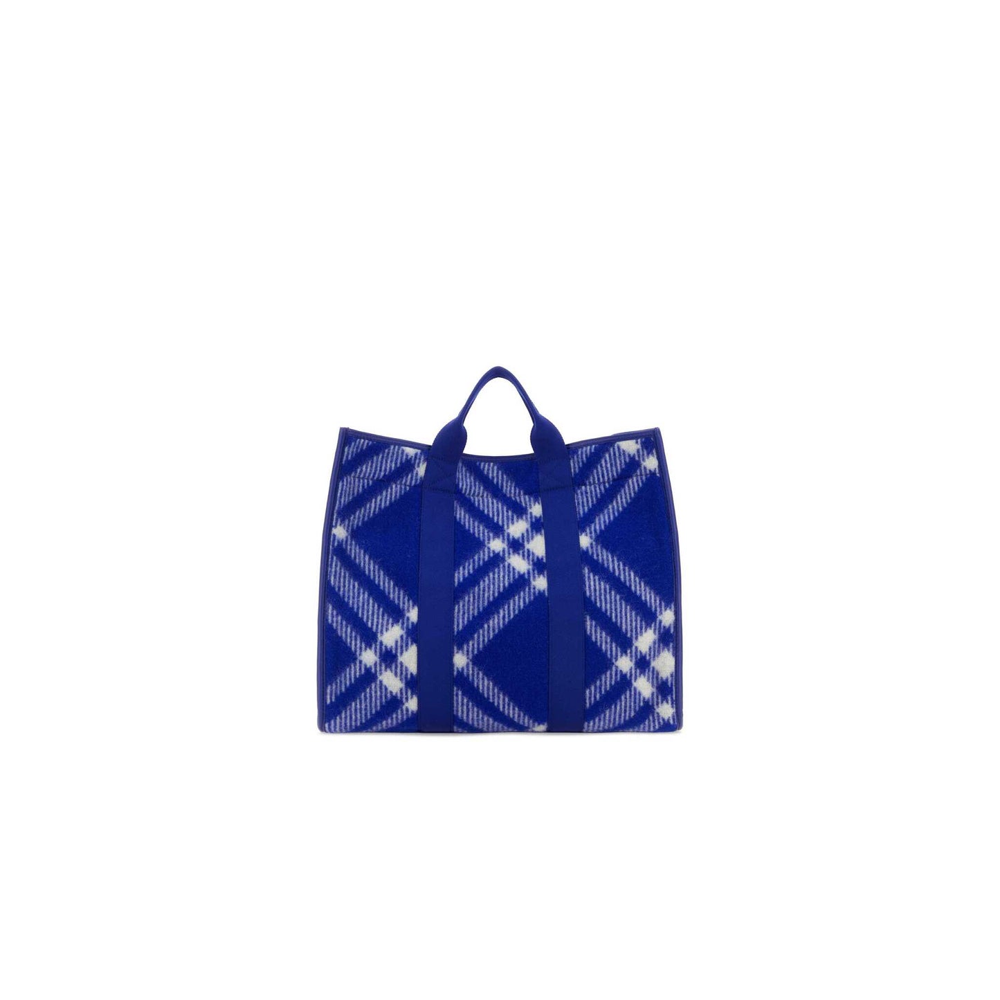 Knight Wool and Leather Tote Bag
