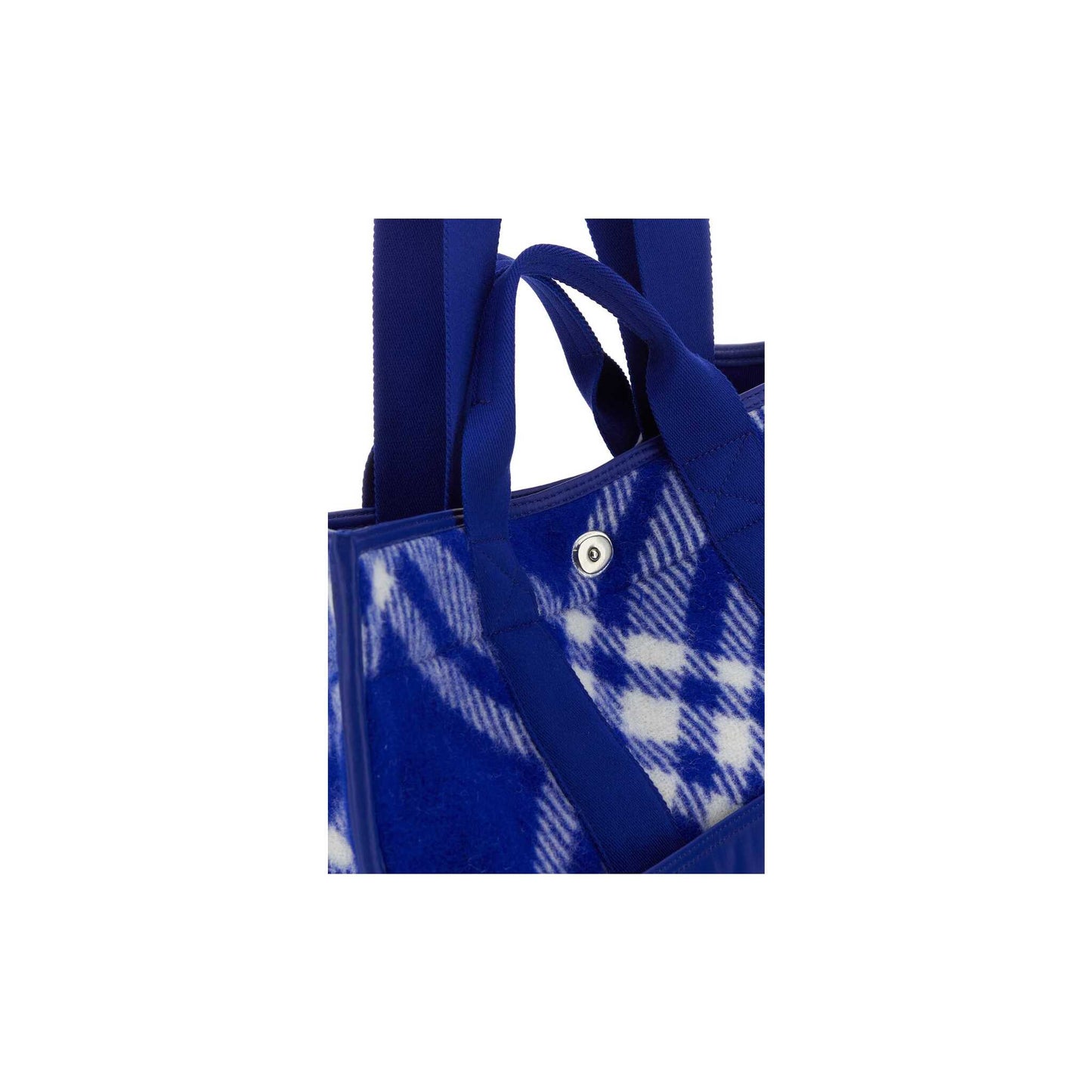 Knight Wool and Leather Tote Bag