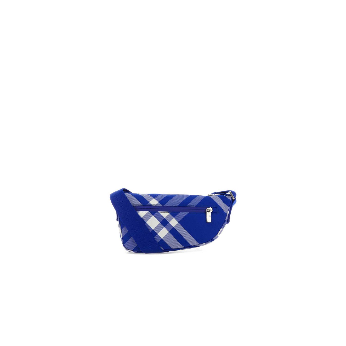 Embroidered Nylon Shield Shoulder Bag