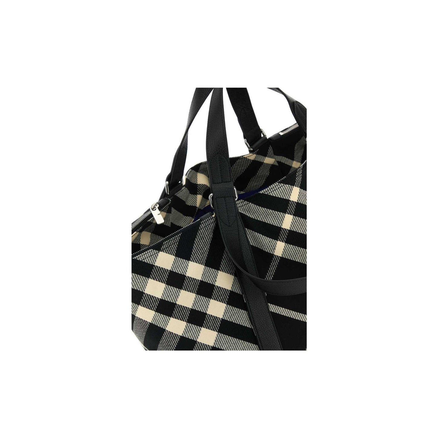 Embroidered Polyester and Cotton Blend Tote Bag