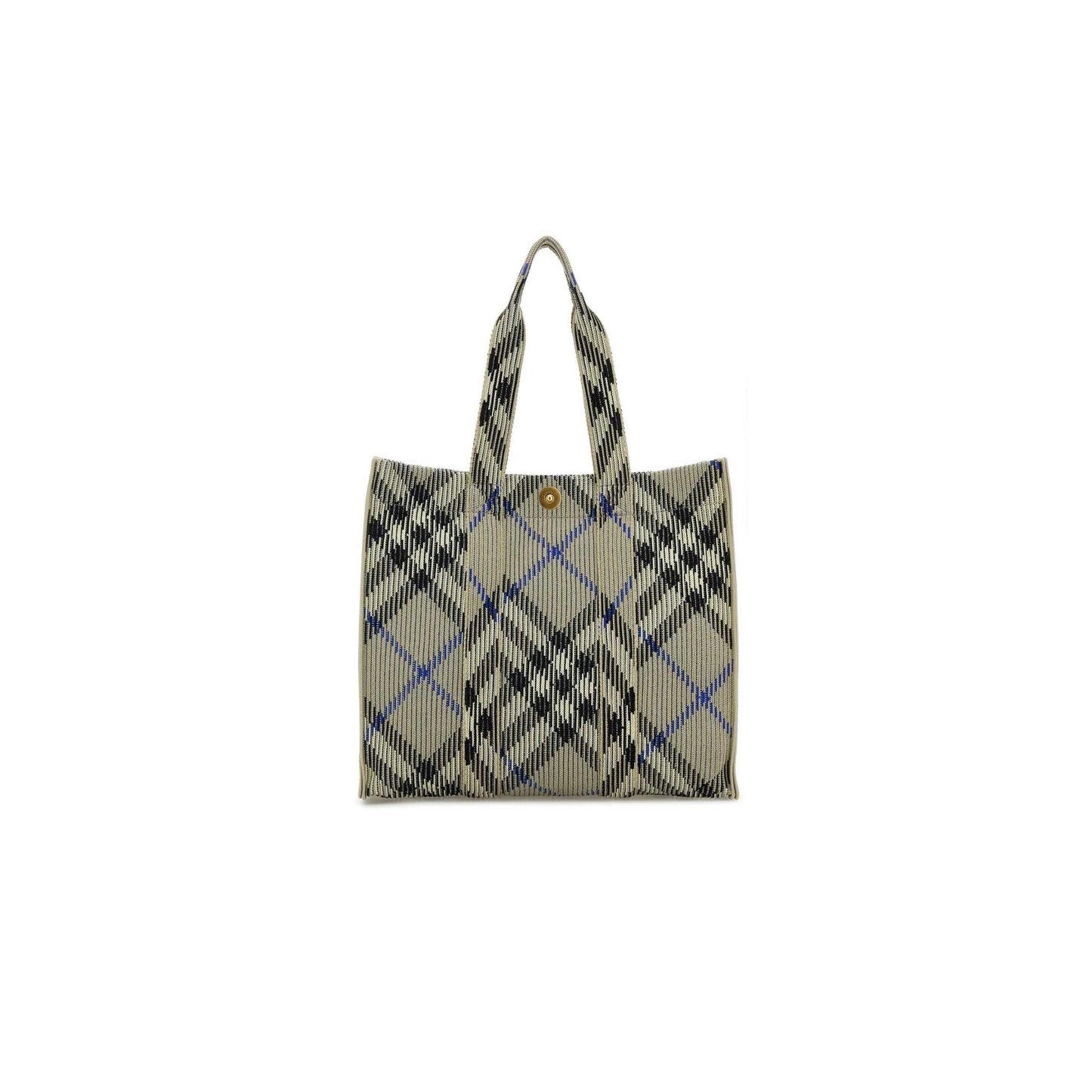 Medium Knit Tote Bag in Embroidered Nylon