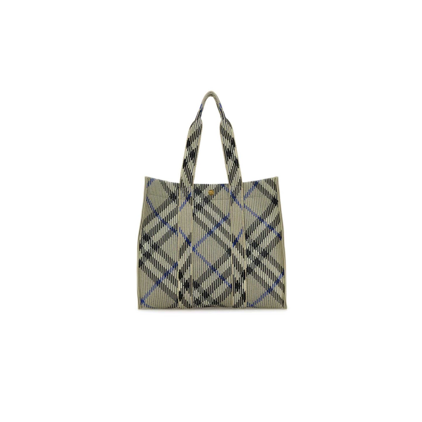 Medium Knit Tote Bag in Embroidered Nylon