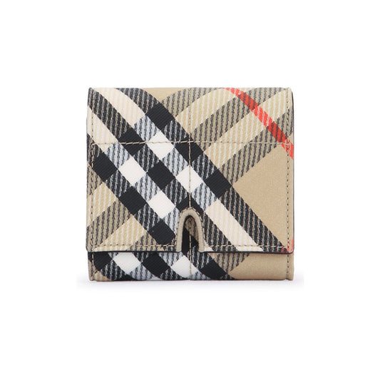 Burberry Snip Compact Wallet Cj1 Wallet