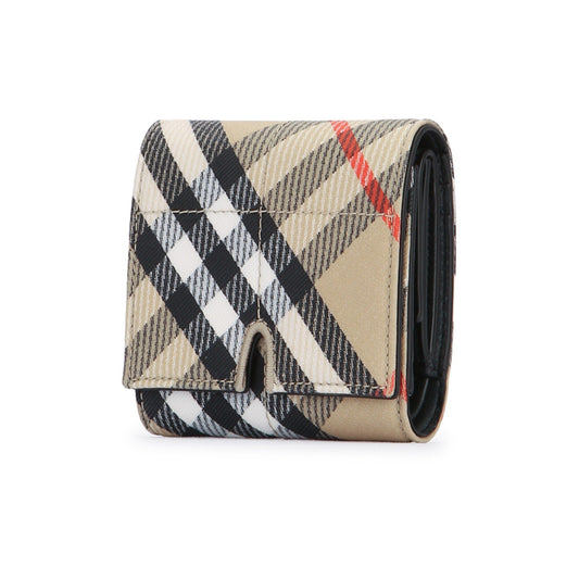 Burberry Snip Compact Wallet Cj1 Wallet