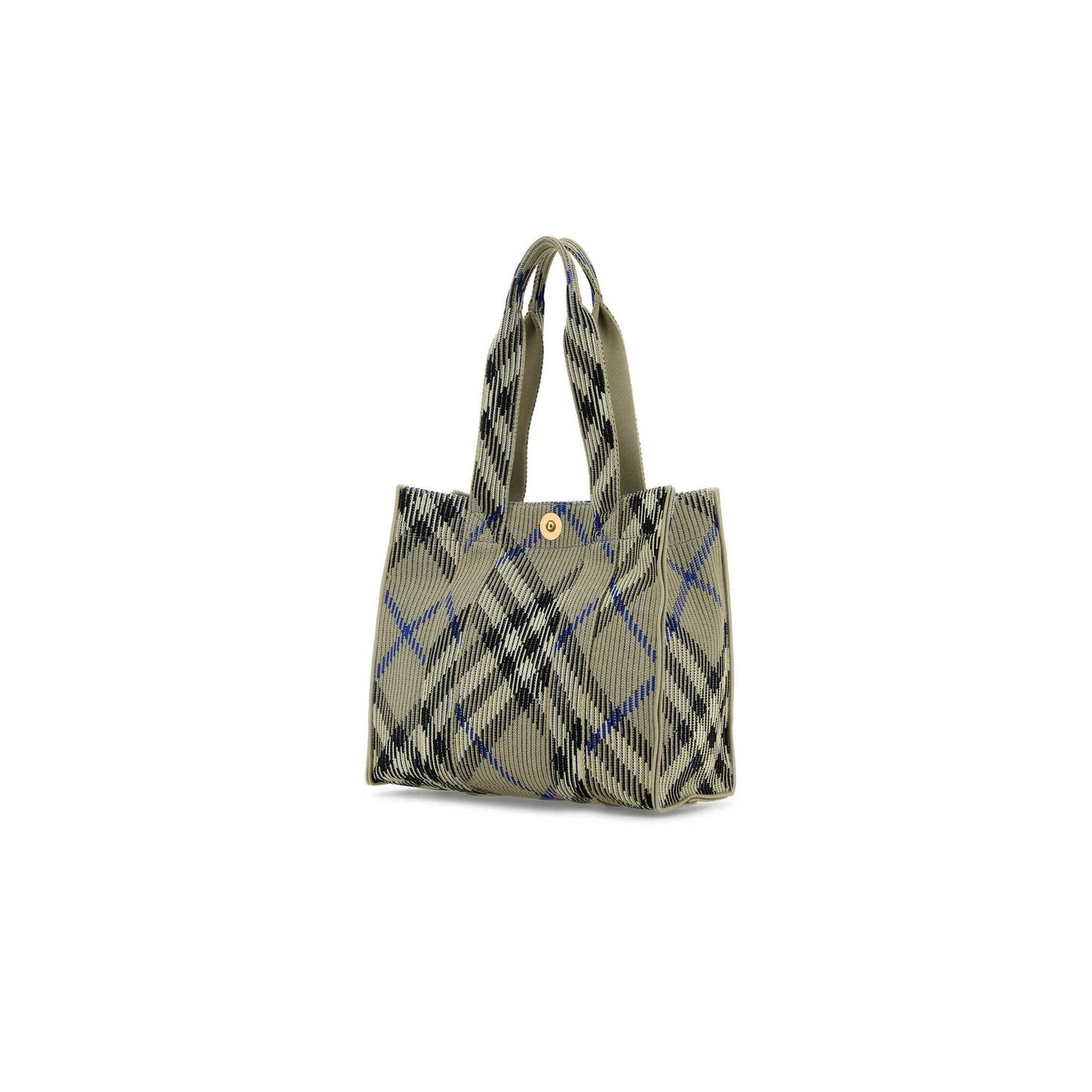 Small Knit Tote Bag in Embroidered Nylon