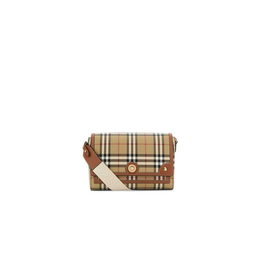 Medium Note Shoulder Bag in Printed Canvas
