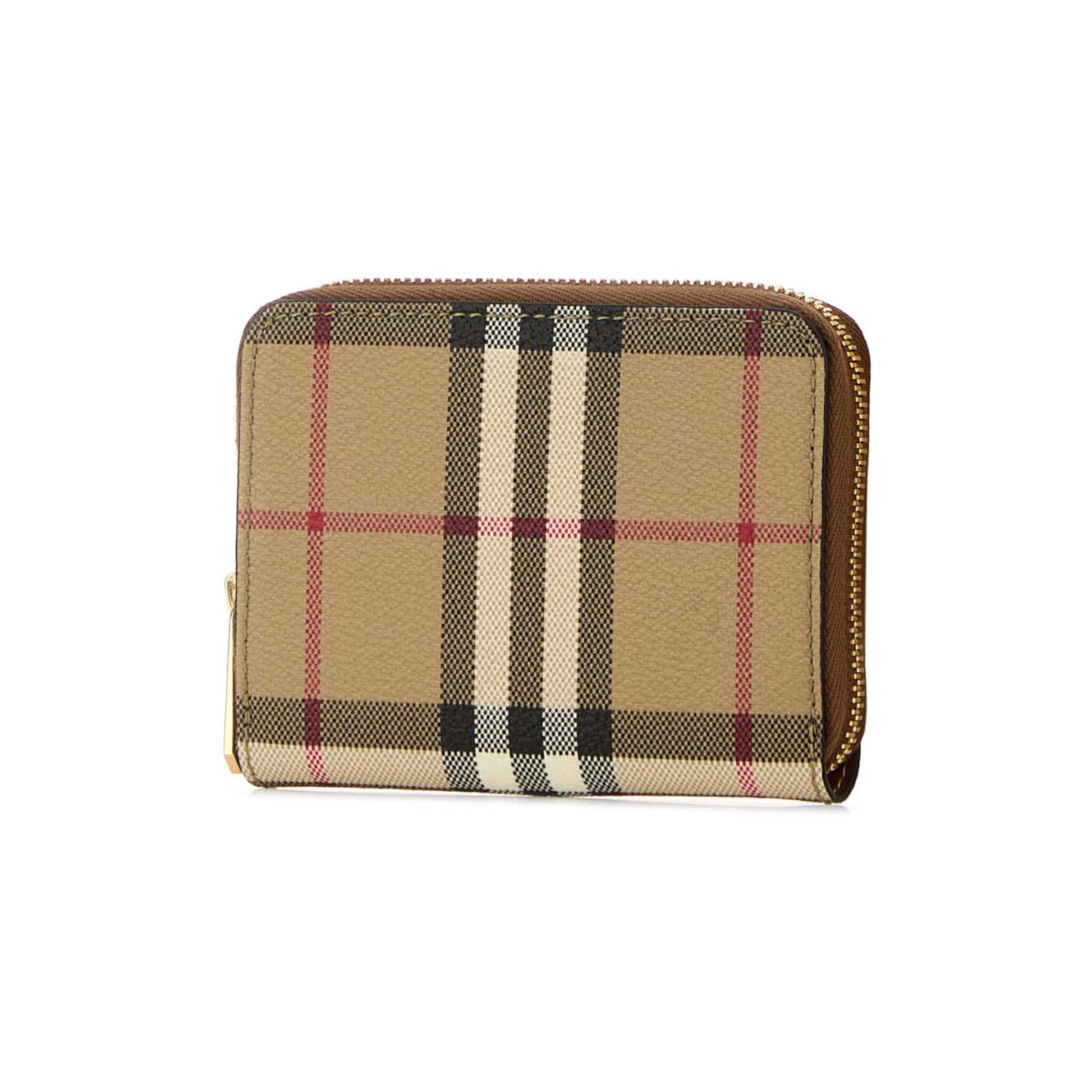 Burberry Mn Zip Around Dfc Wallet