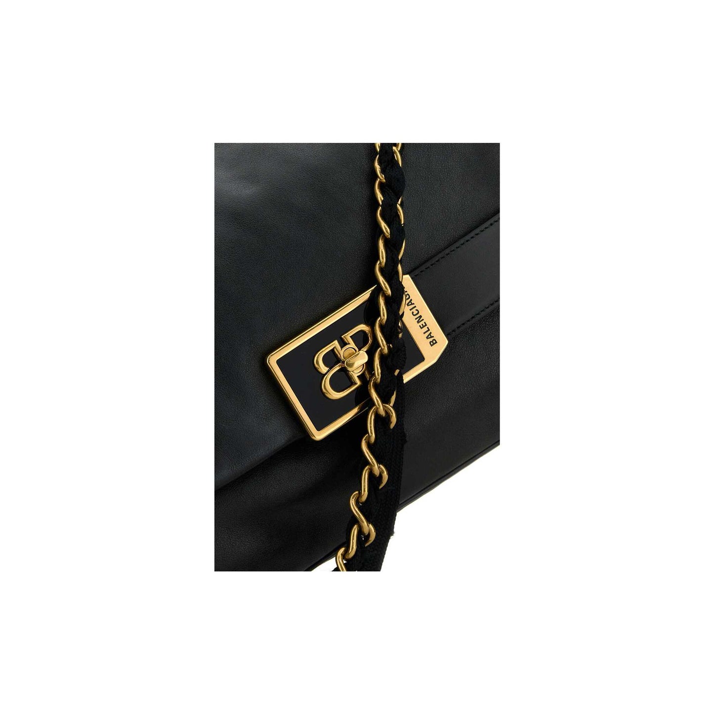 Mala de Ombro Modu Flap Chain Média em Pele 8117812ABIW1060