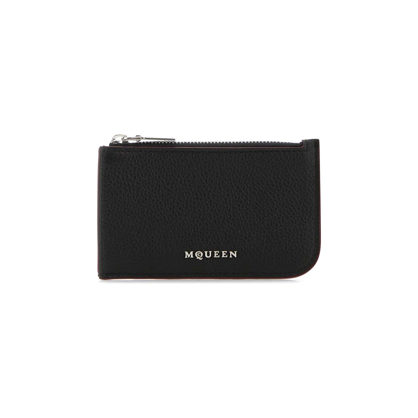 Sling Wallet with Clasp in Black Leather