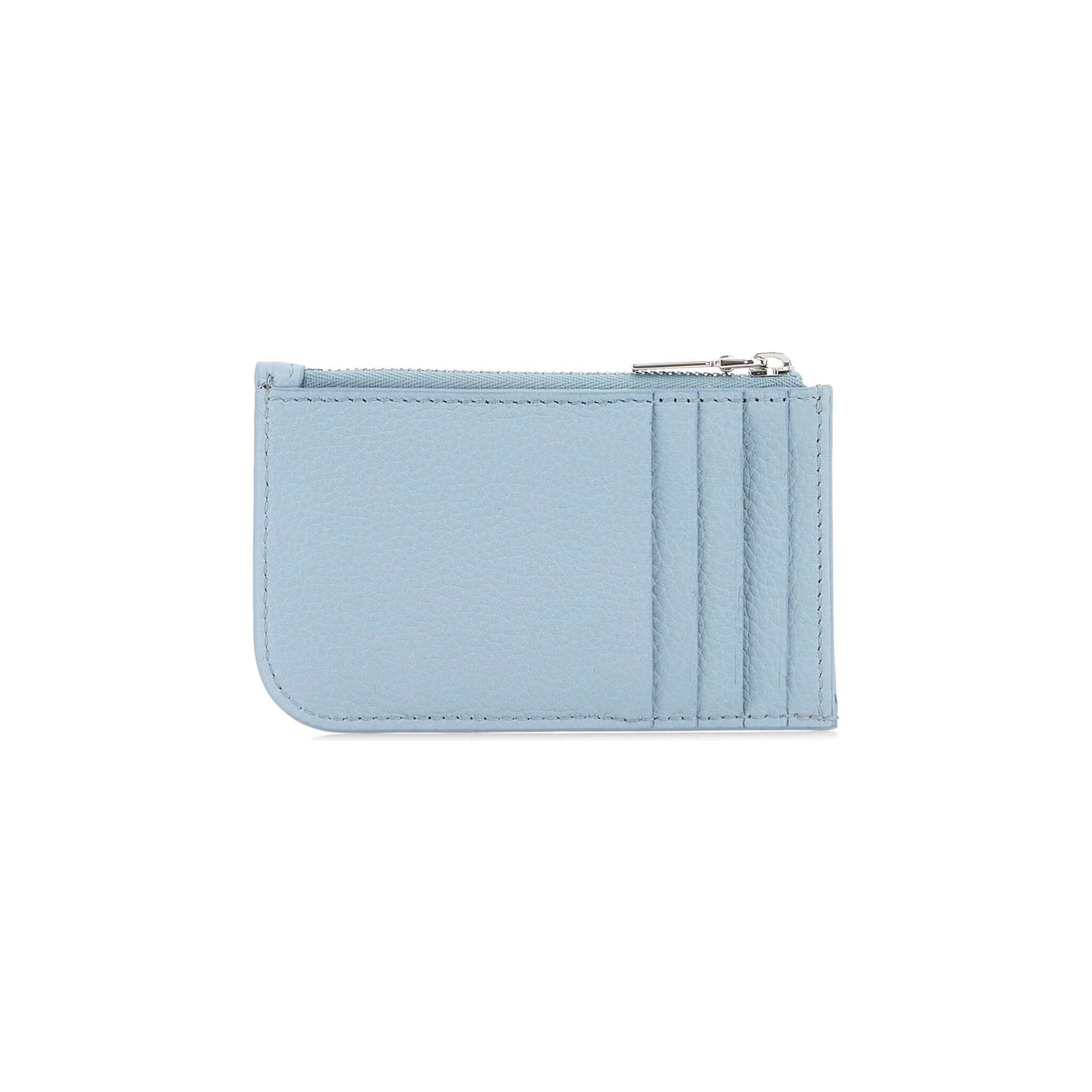 Sling Wallet with Clasp in Blue Leather