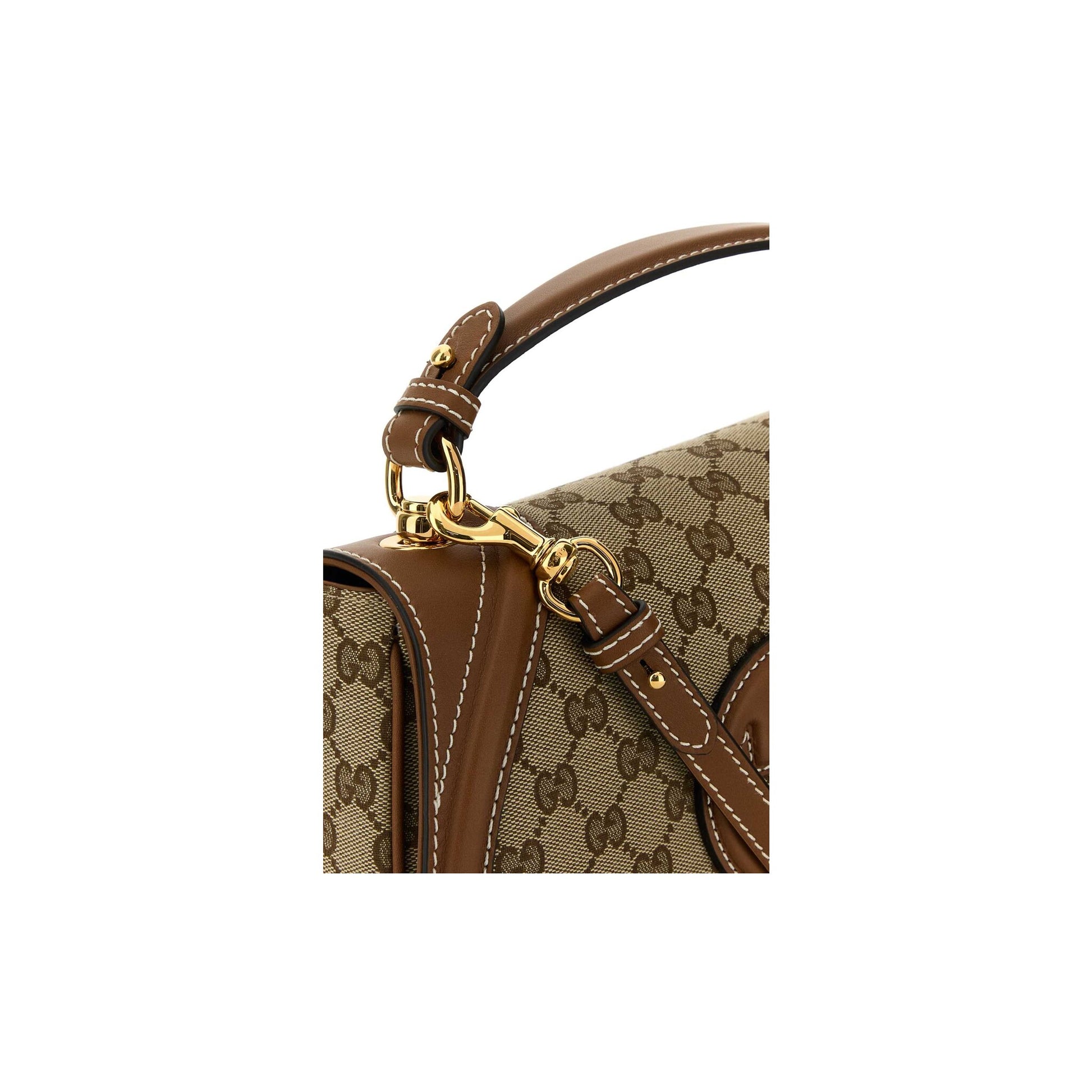 Gucci Mala de Mão Média Blondie em Lona GG