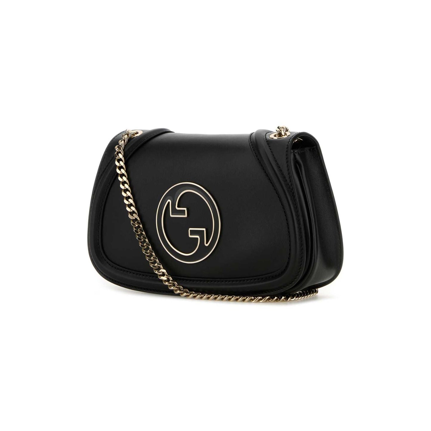 Gucci Mala de Ombro em Lona — Preto