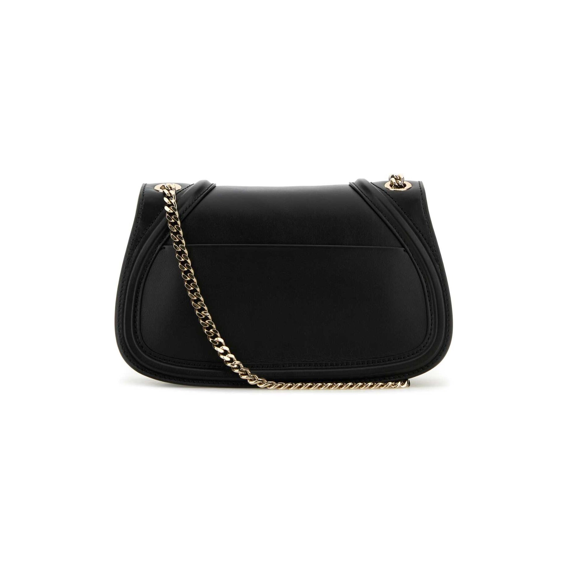 Gucci Mala de Ombro em Lona — Preto