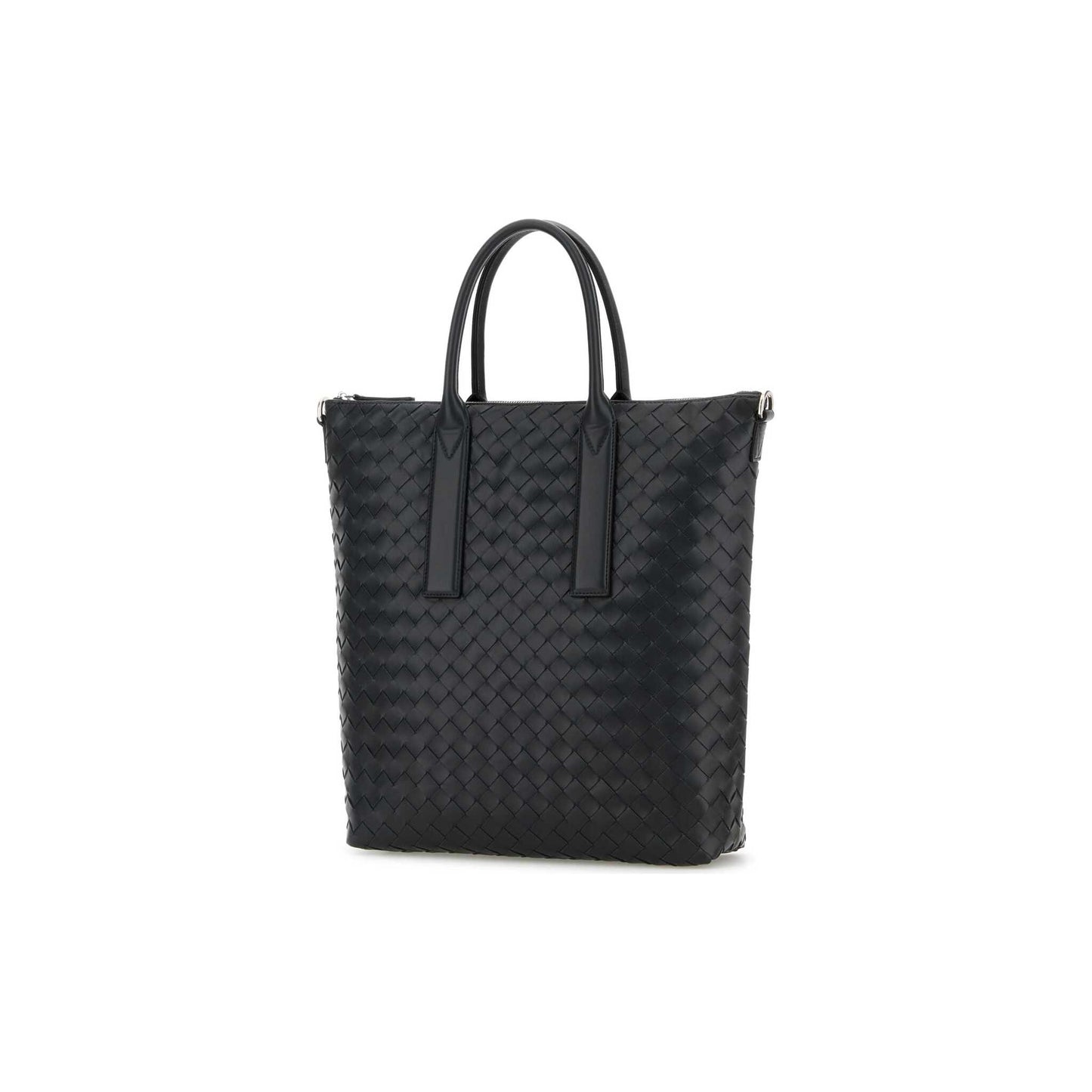 Intrecciato Zipped North-South Tote