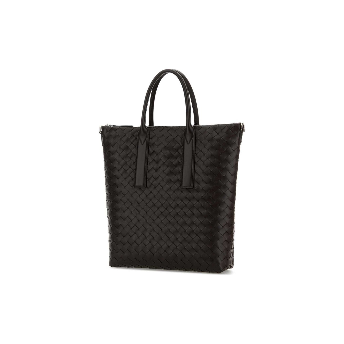 Intrecciato Zipped North-South Tote
