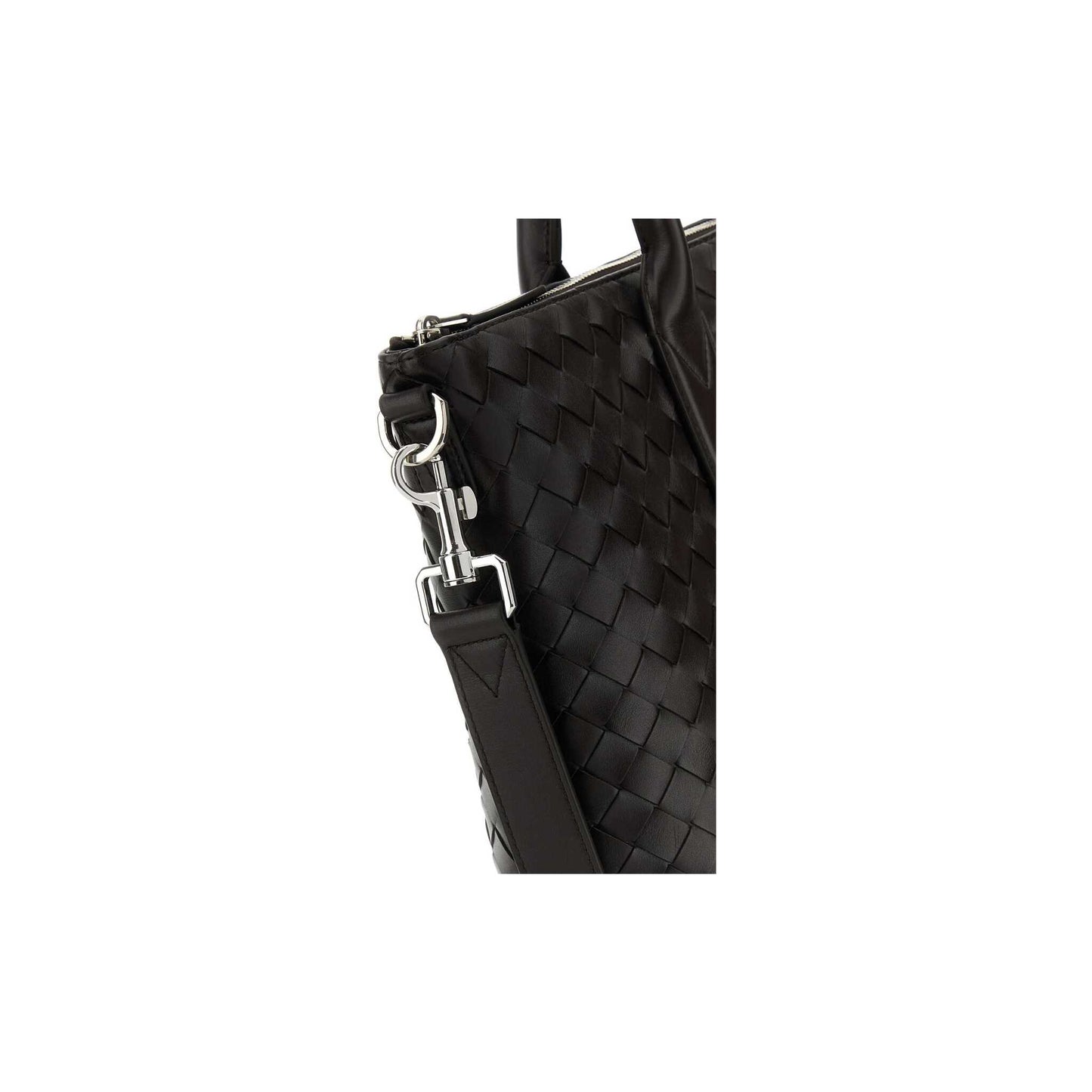 Intrecciato Zipped North-South Tote