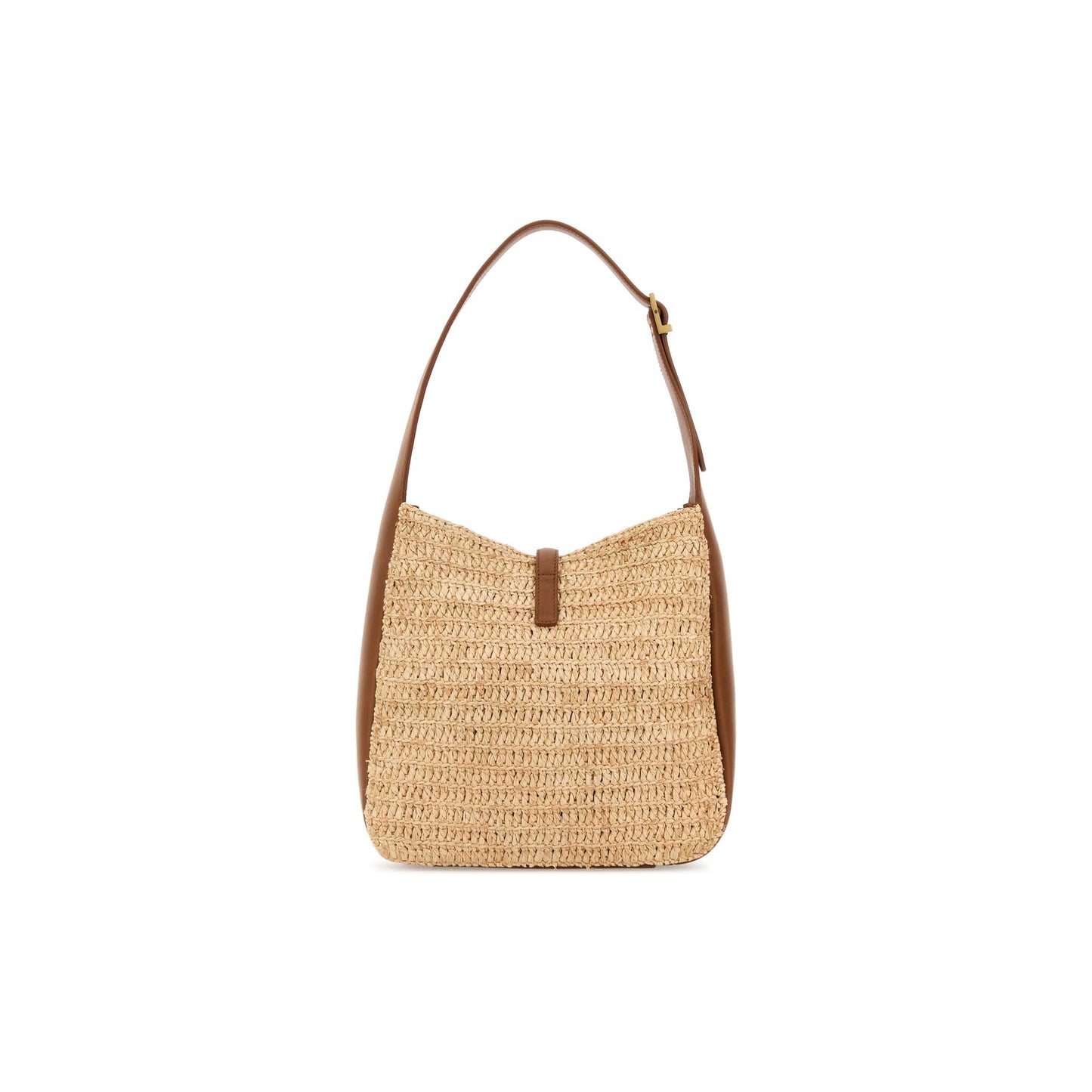 Saint Laurent Mala de Ombro Pequena em Ráfia