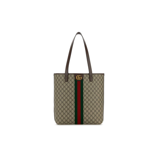 Gucci Mala Tote Média Ophidia em Pele