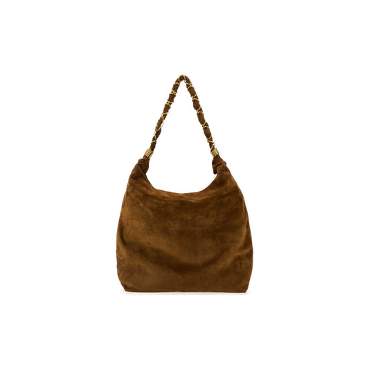 Saint Laurent Mala Tote Média Amalia em Camurça