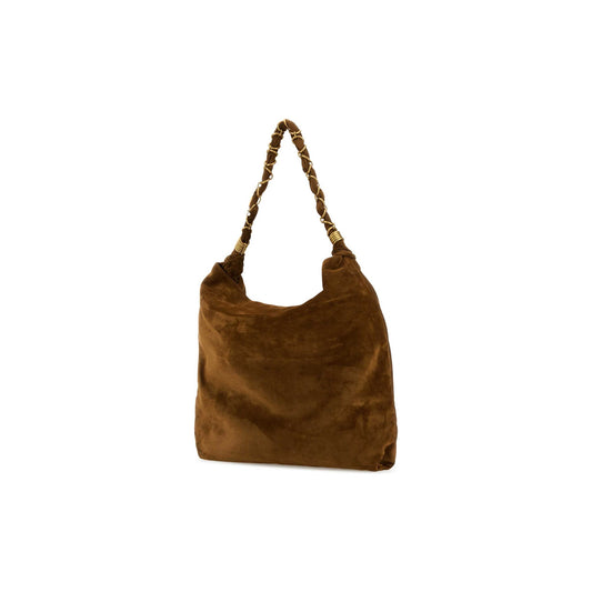 Saint Laurent Mala Tote Média Amalia em Camurça