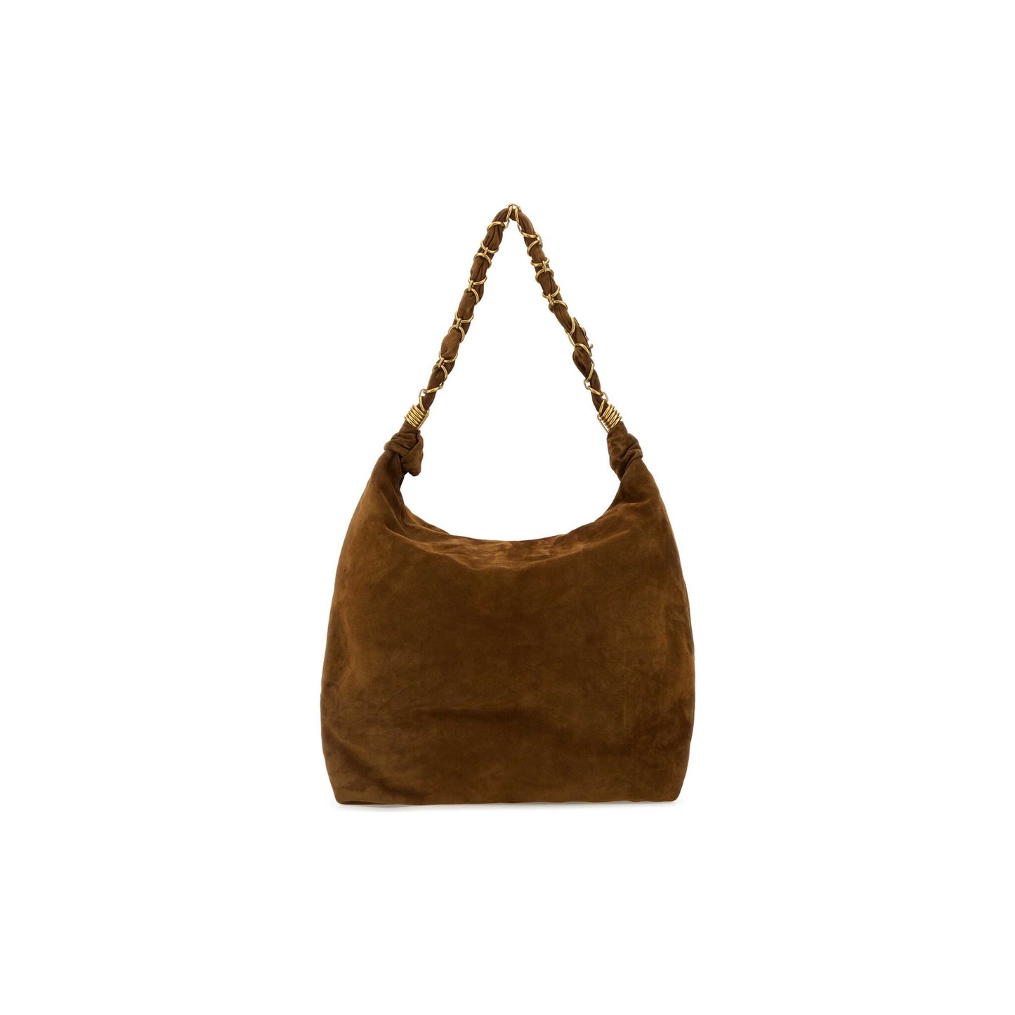 Saint Laurent Mala Tote Média Amalia em Camurça