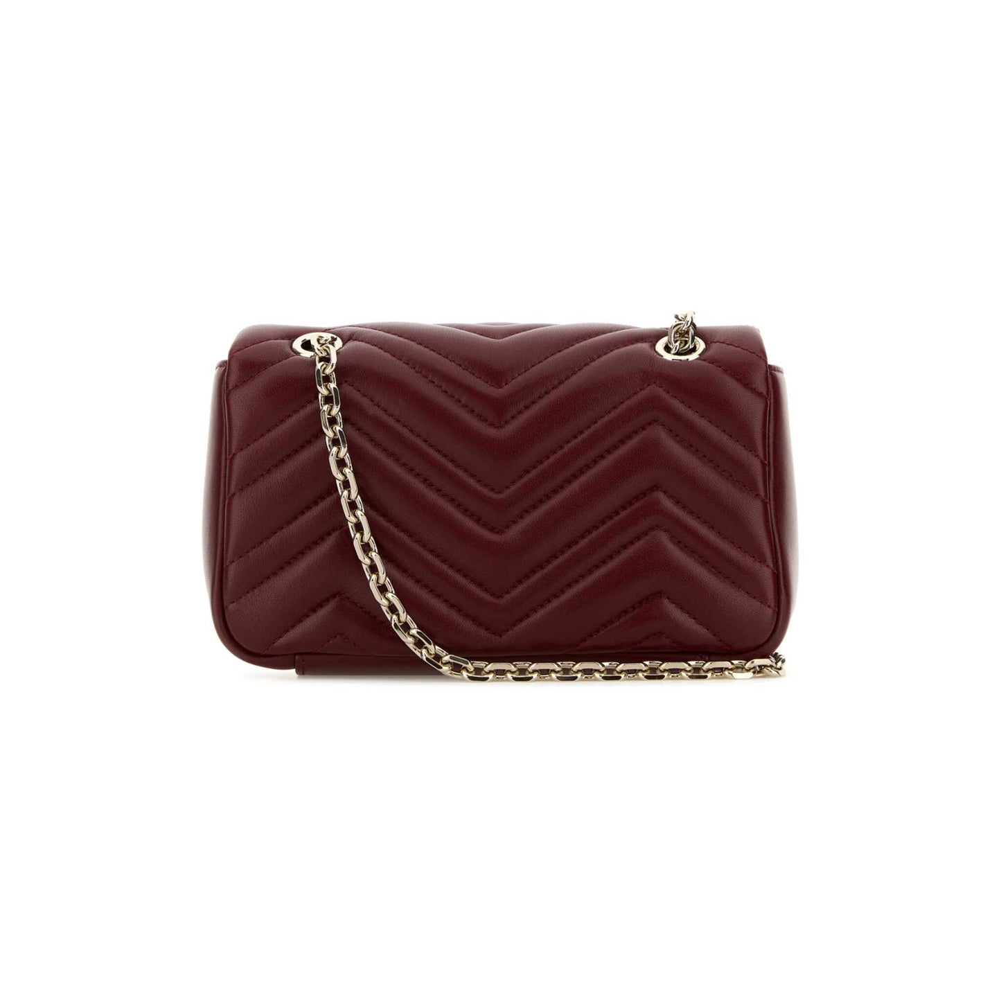 Gucci Mala de Ombro Pequena GG Marmont em Lona — Rosa