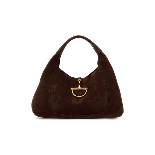 Gucci Mala com Bolsa Amovível em Pele — Dourado
