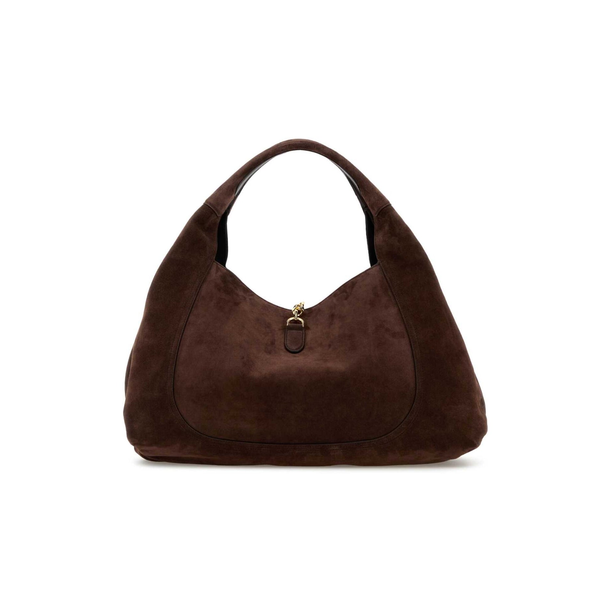 Gucci Mala com Bolsa Amovível em Pele — Dourado