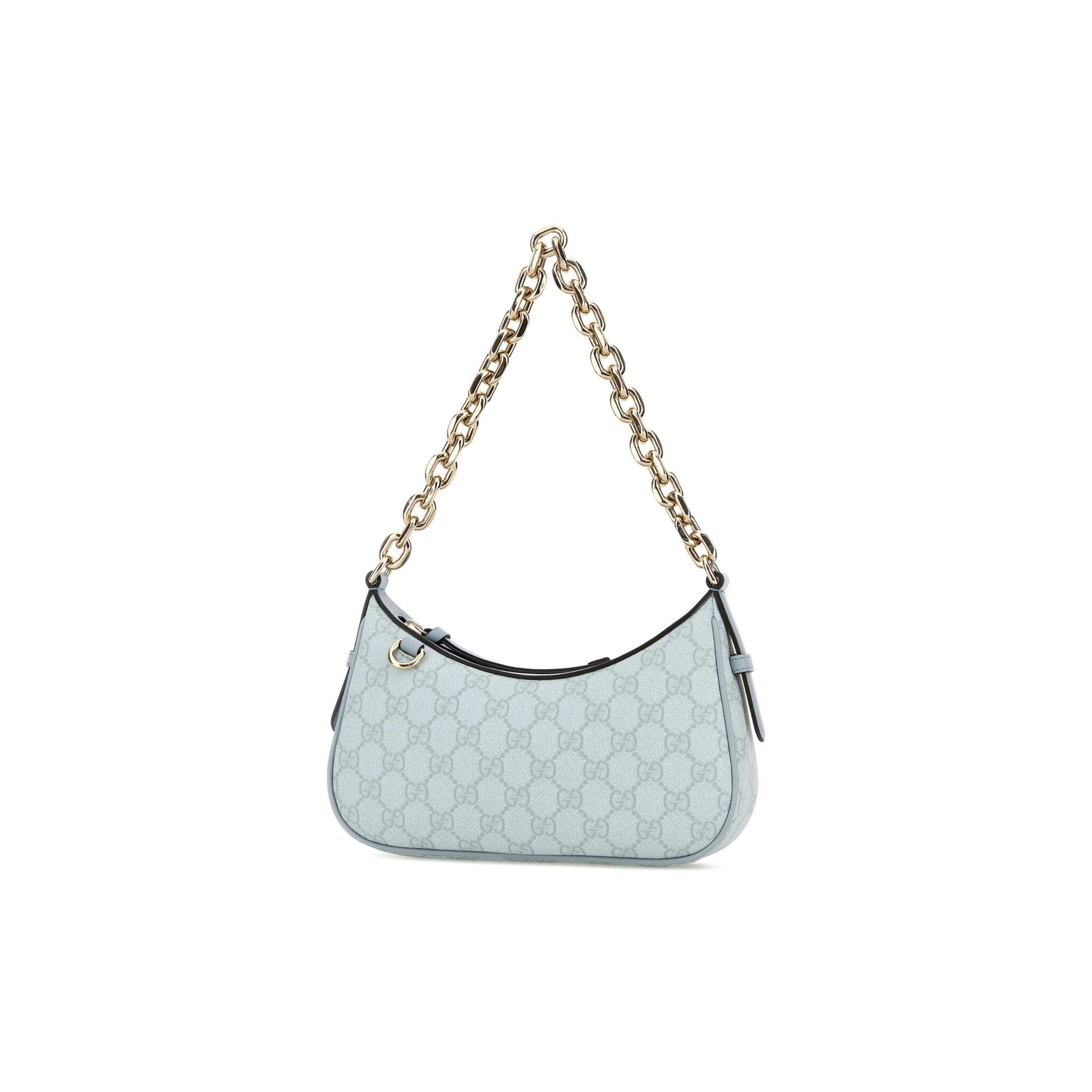 Gucci Mala de Ombro GG Emblem em Lona