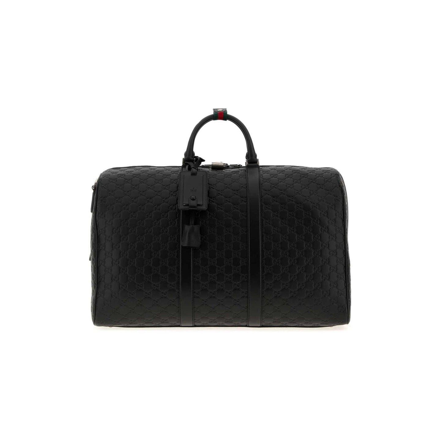 Gucci Saco de Viagem Grande GG Emblem em Pele