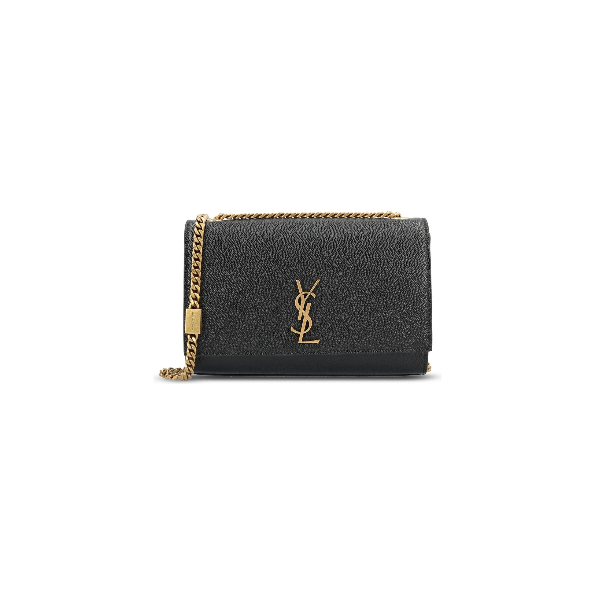 Mala Tiracolo Pequena Kate em Pele Grain de Poudre - Saint Laurent Mala a Tiracolo | Durzio