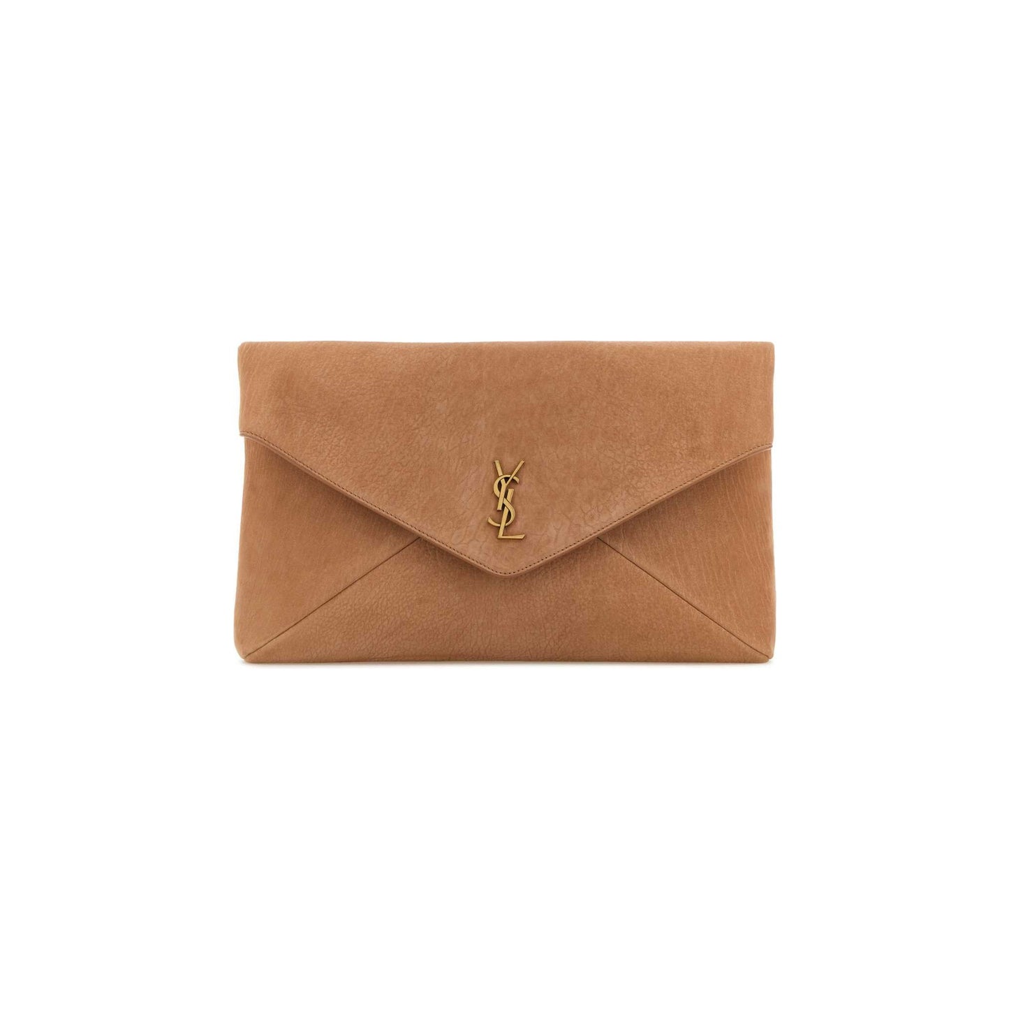Saint Laurent Mala de Ombro Envelope em Camurça