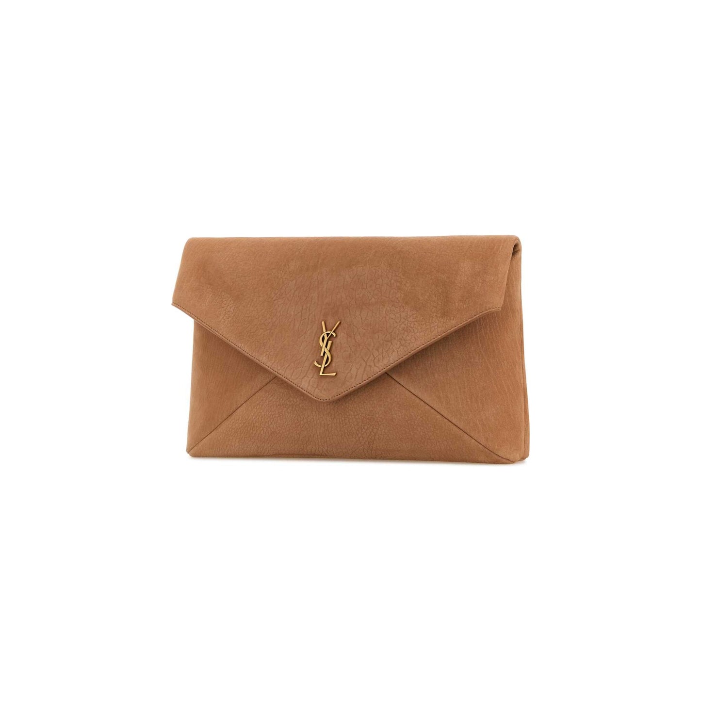 Saint Laurent Mala de Ombro Envelope em Camurça