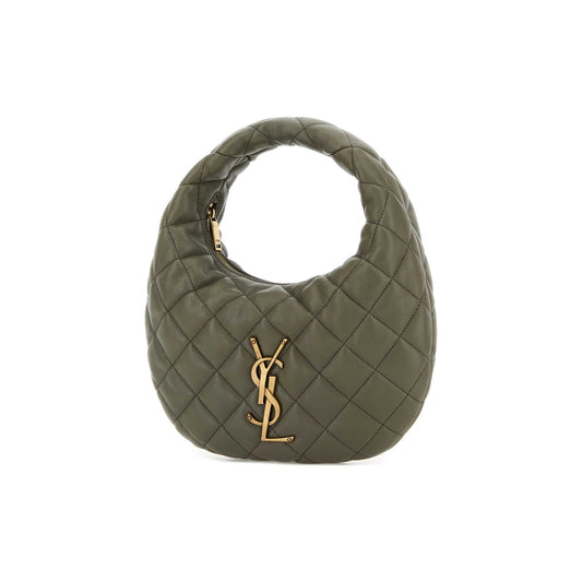 Saint Laurent Mala de Ombro Icare em Pele de Cordeiro