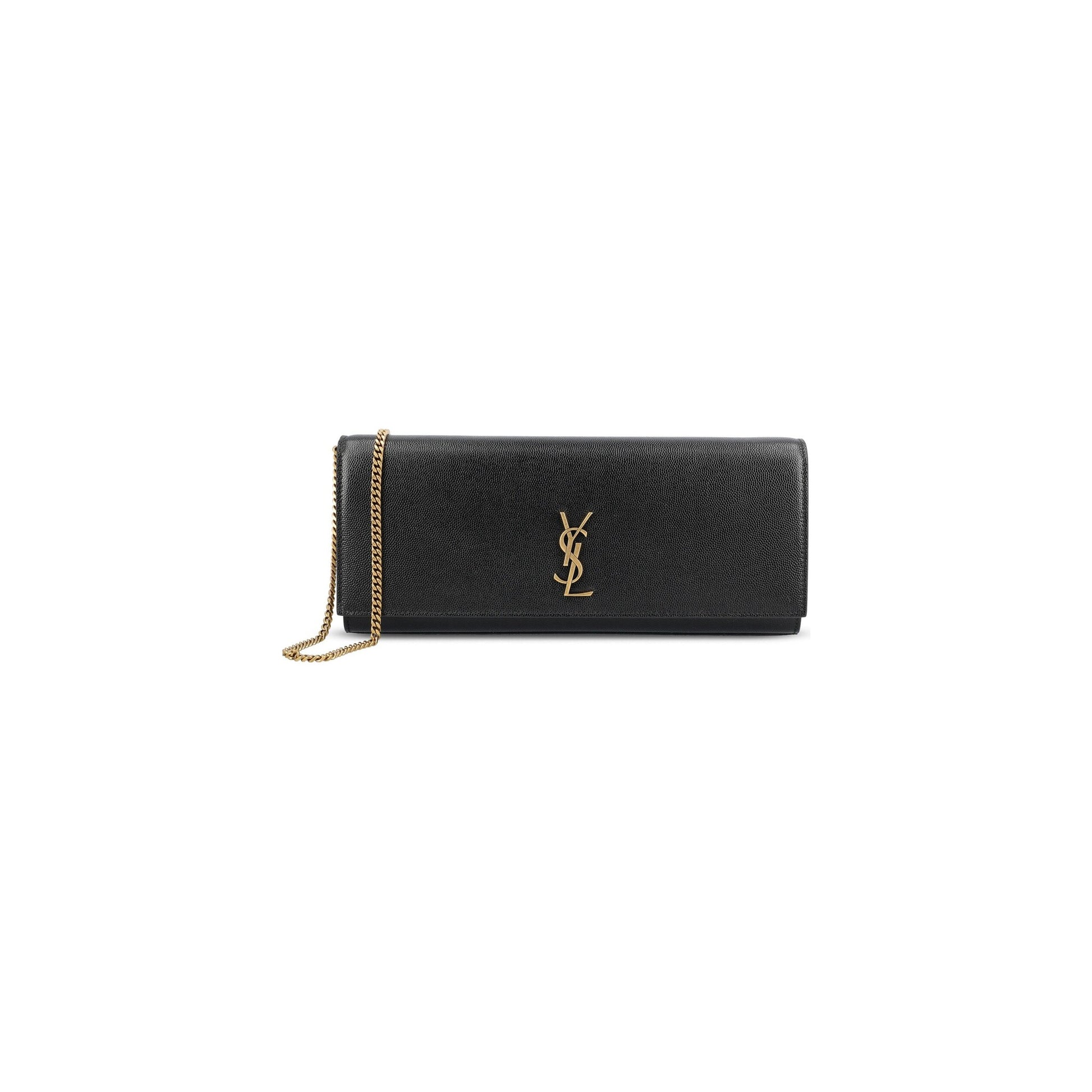 Mala Tiracolo Kate em Pele Grain de Poudre - Saint Laurent Mala a Tiracolo | Durzio