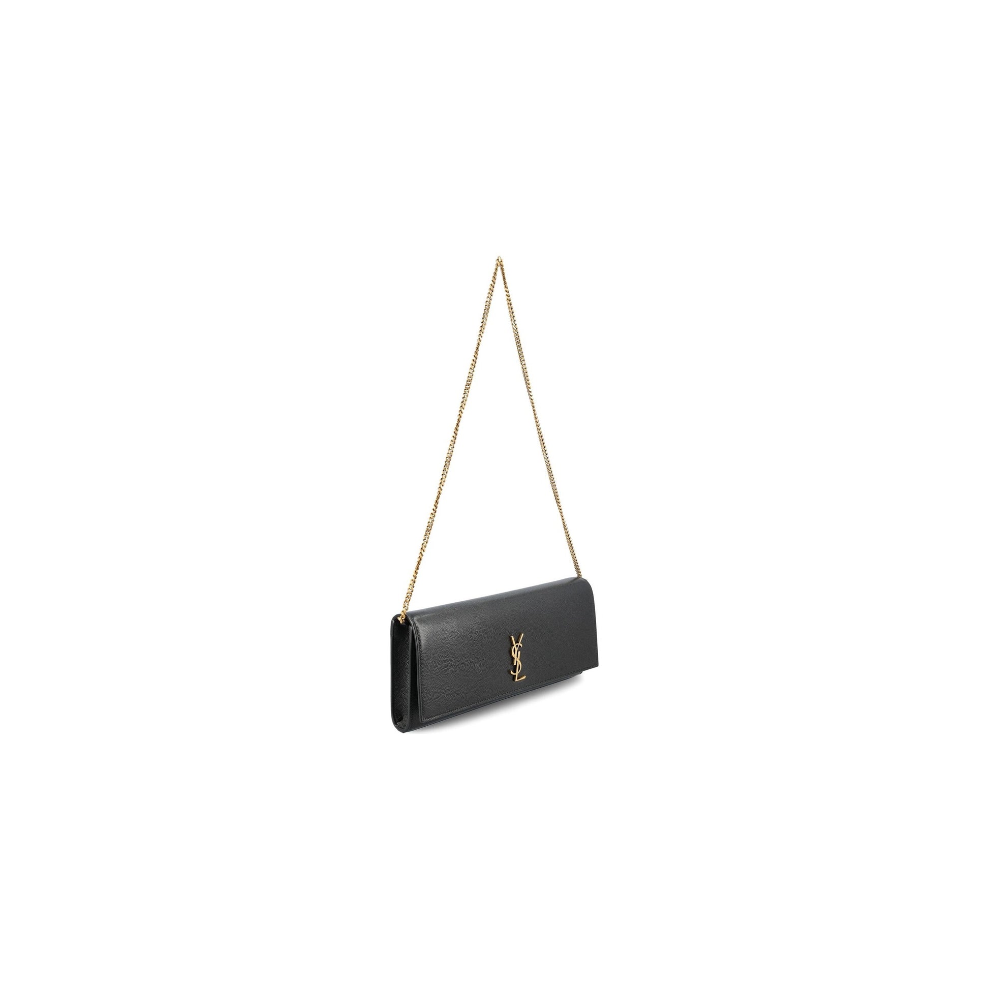 Mala Tiracolo Kate em Pele Grain de Poudre - Saint Laurent Mala a Tiracolo | Durzio