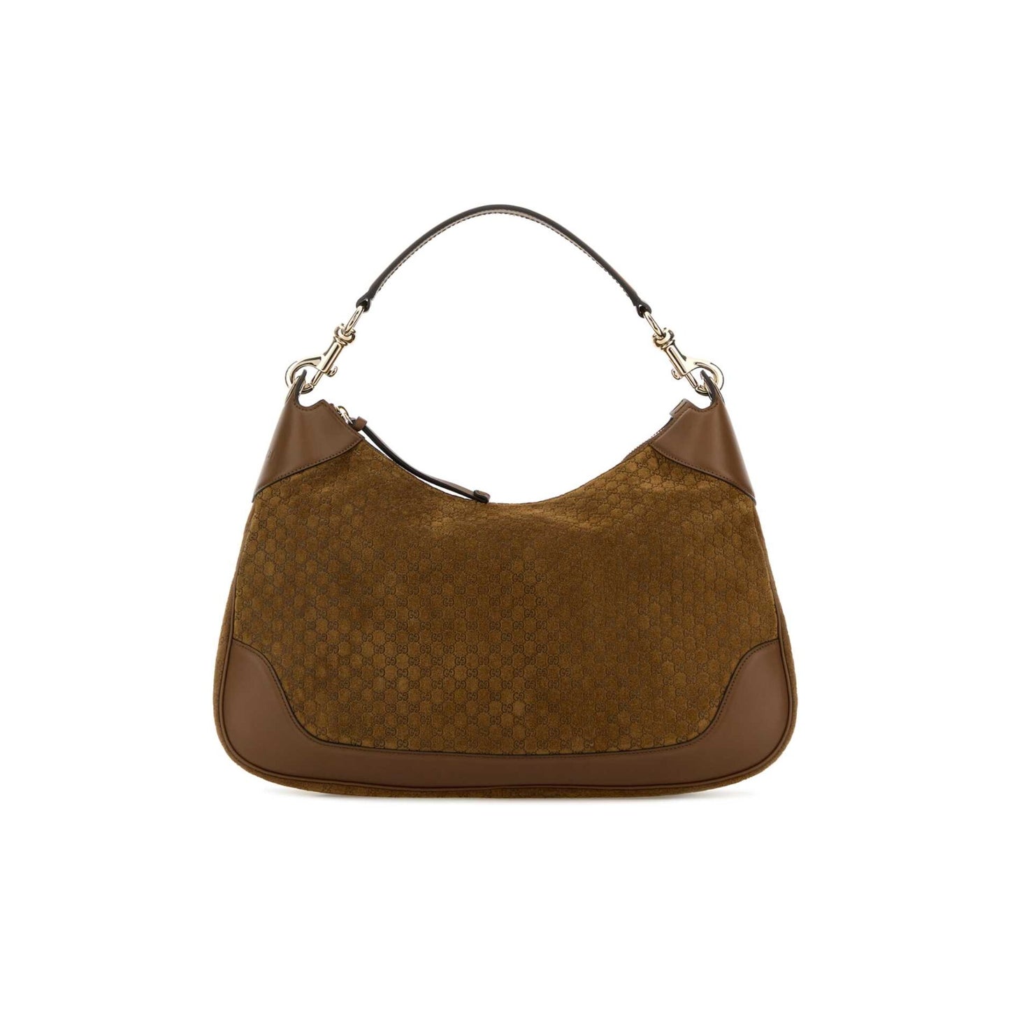Gucci Mala de Ombro em Pele — Castanho