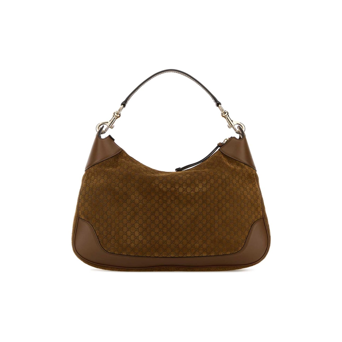 Gucci Mala de Ombro em Pele — Castanho