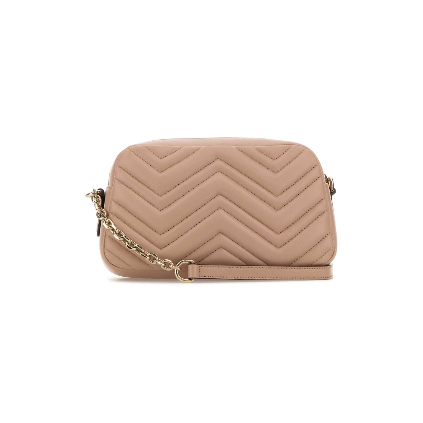 Gucci Mala de Ombro GG Marmont em Pele — Rosa