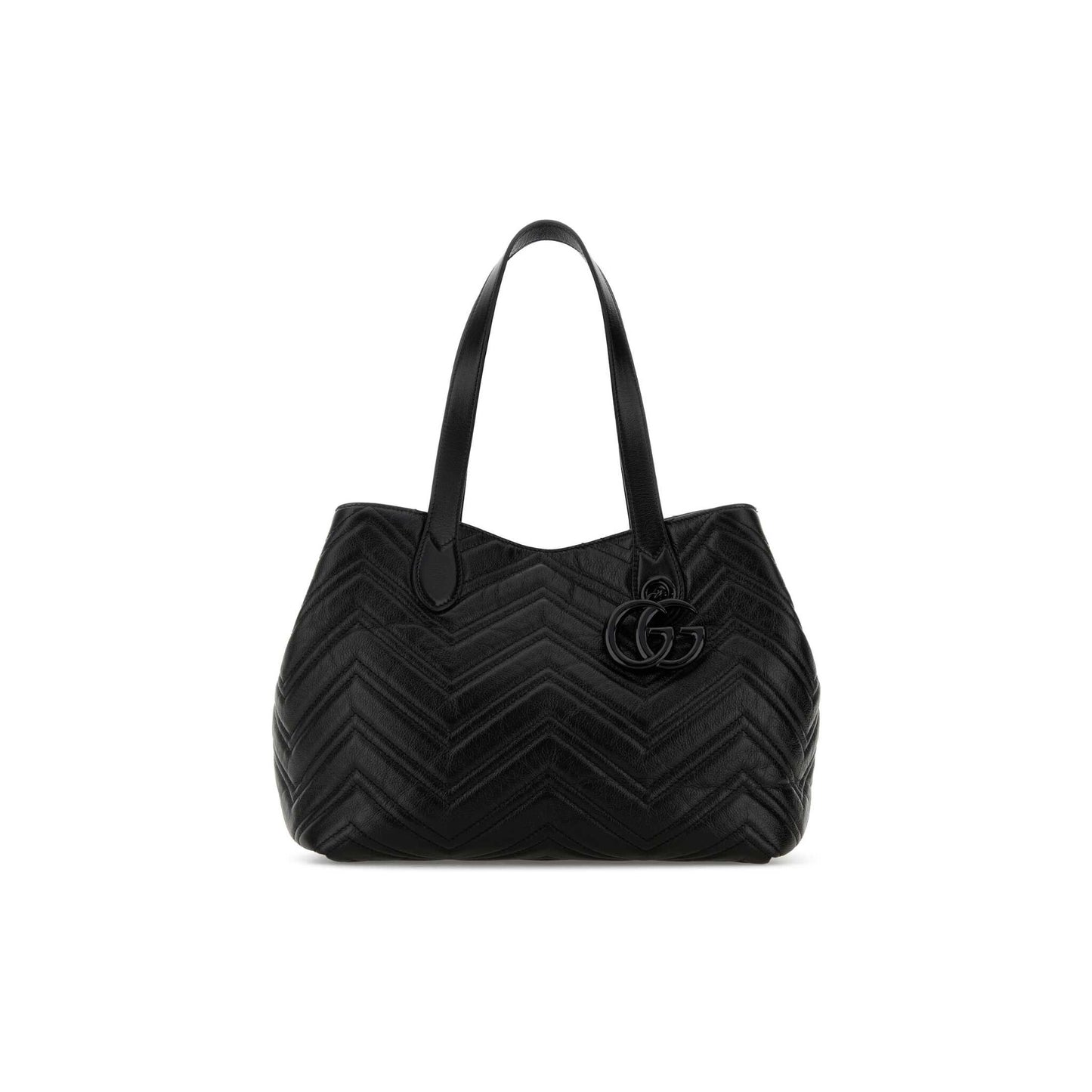 Gucci Mala Tote Média GG Marmont em Pele