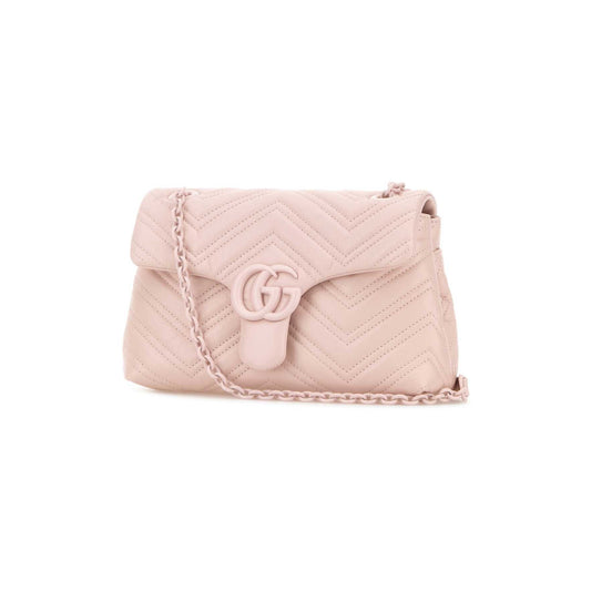 Gucci Mala de Ombro em Pele — Rosa