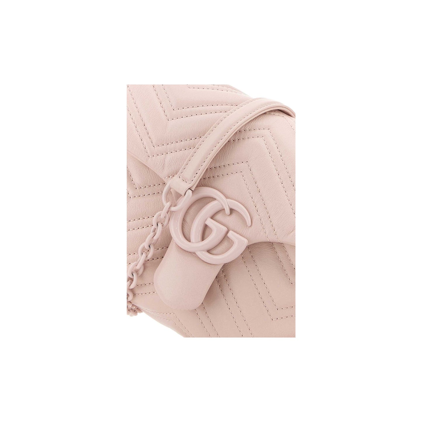 Gucci Mala de Ombro em Pele — Rosa
