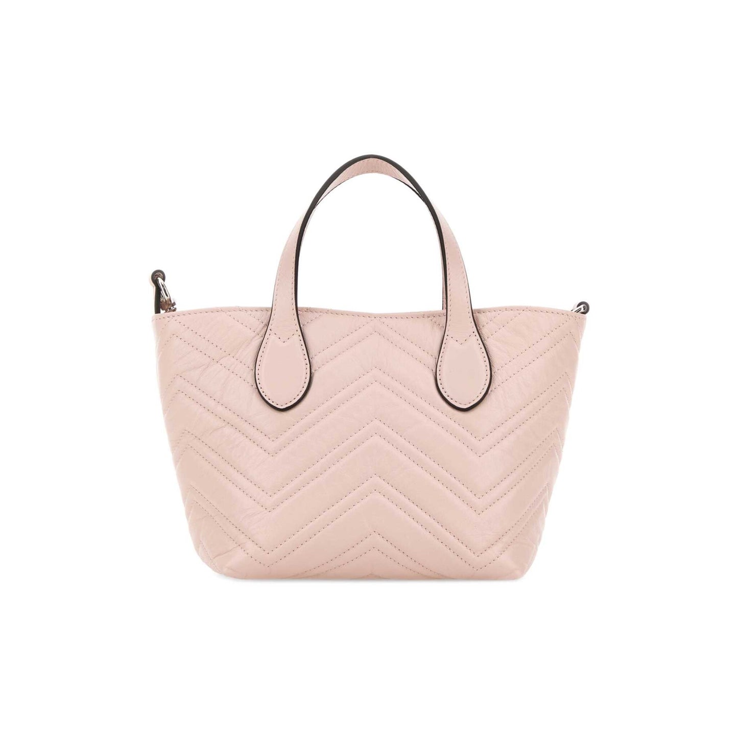 Gucci Mala de Ombro GG Marmont em Pele — Rosa