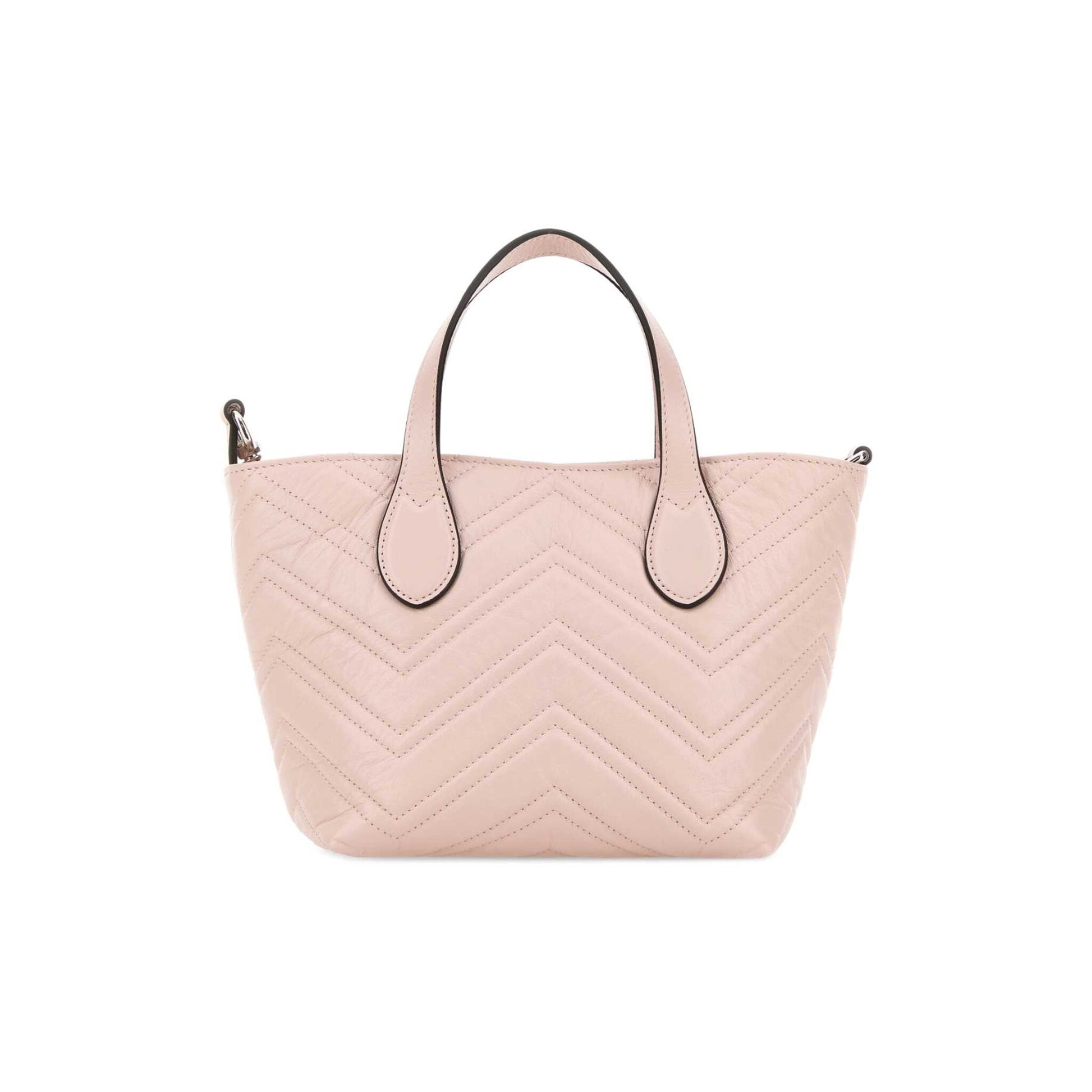 Gucci Mala de Ombro GG Marmont em Pele — Rosa