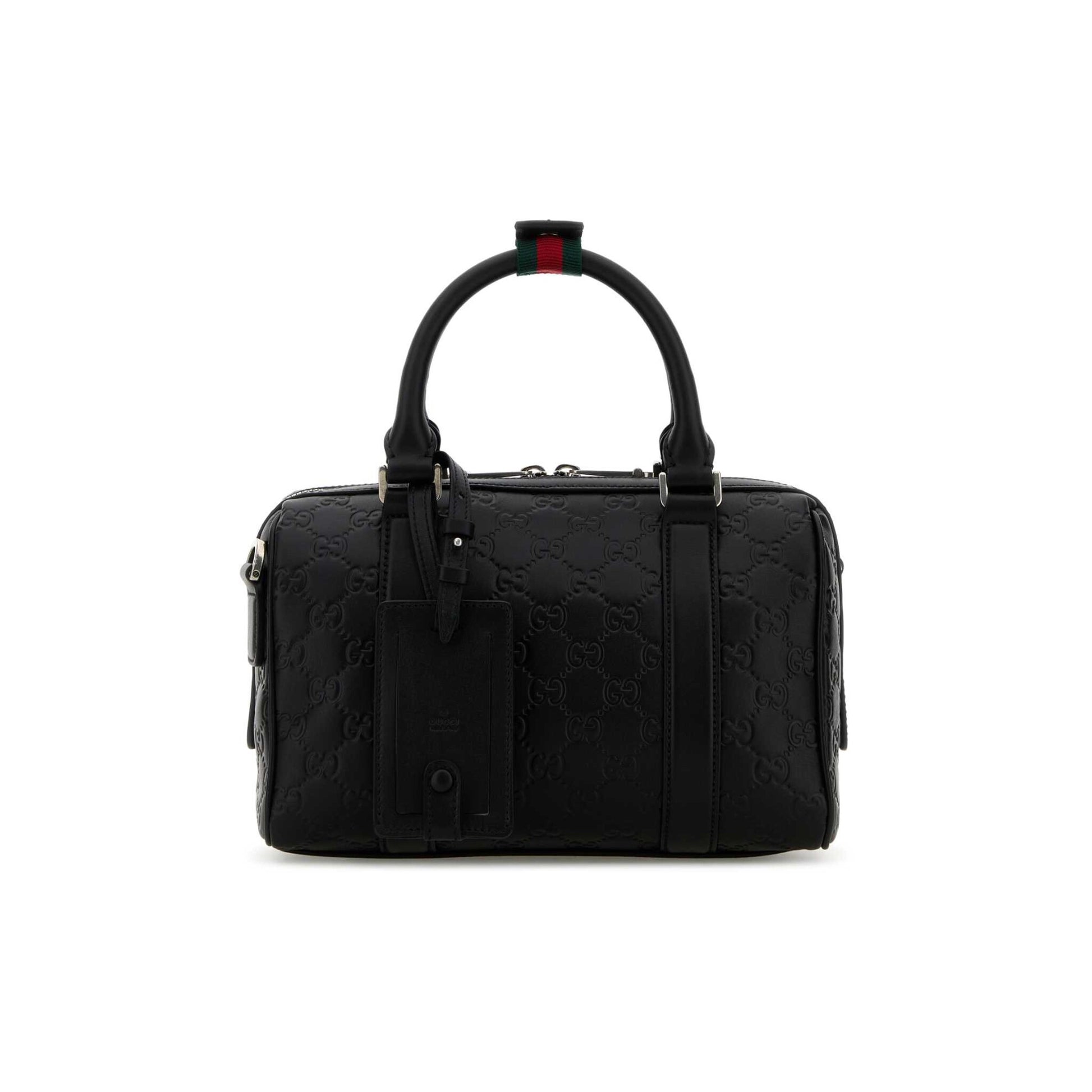 Gucci Saco de Viagem Pequena GG Emblem em Pele