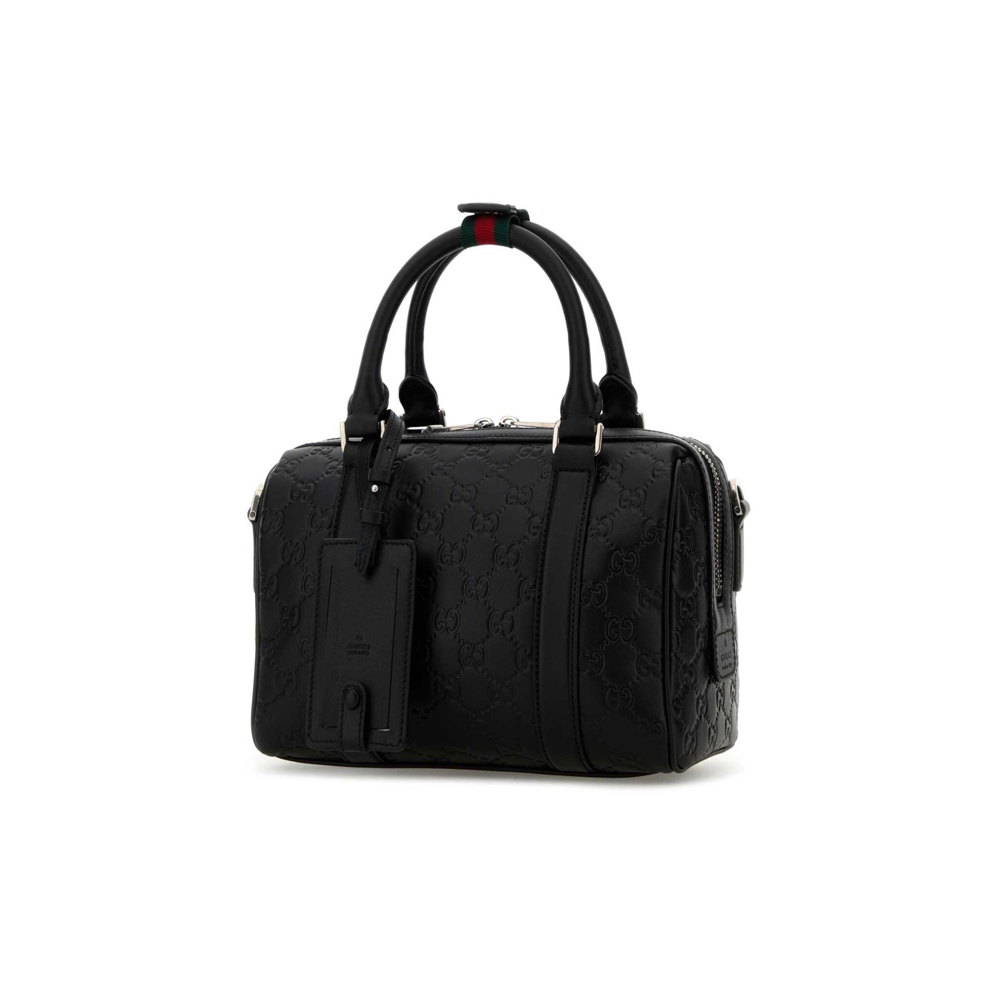 Gucci Saco de Viagem Pequena GG Emblem em Pele