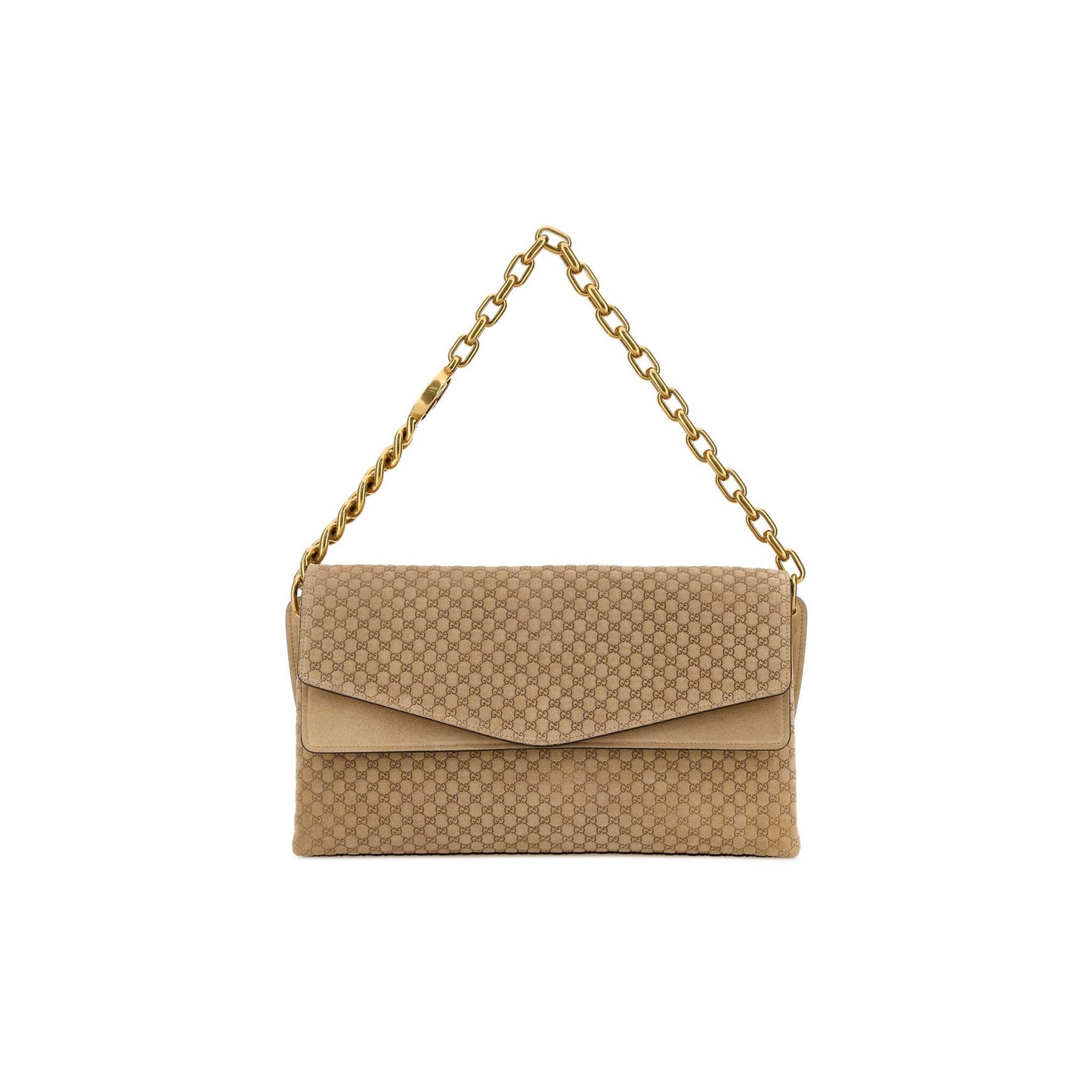 Gucci Mala de Ombro em Pele — Rosa
