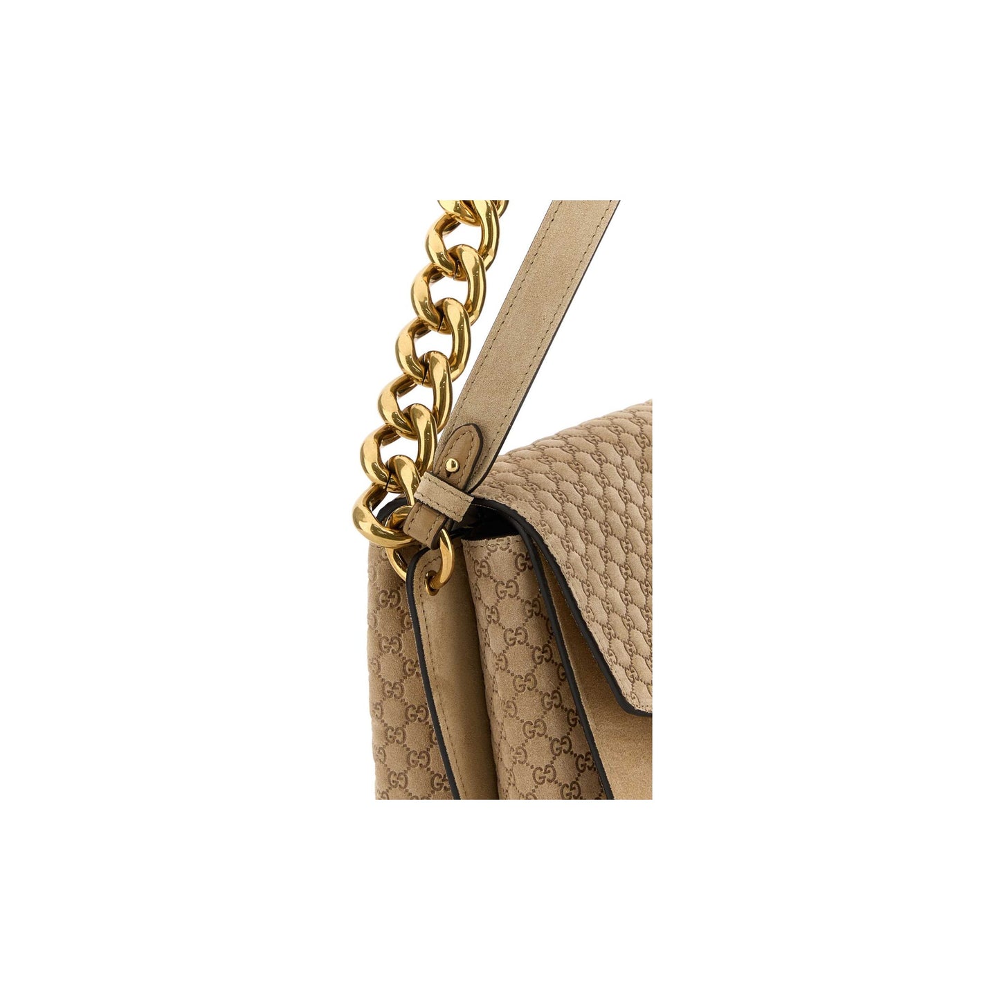 Gucci Mala de Ombro em Pele — Rosa