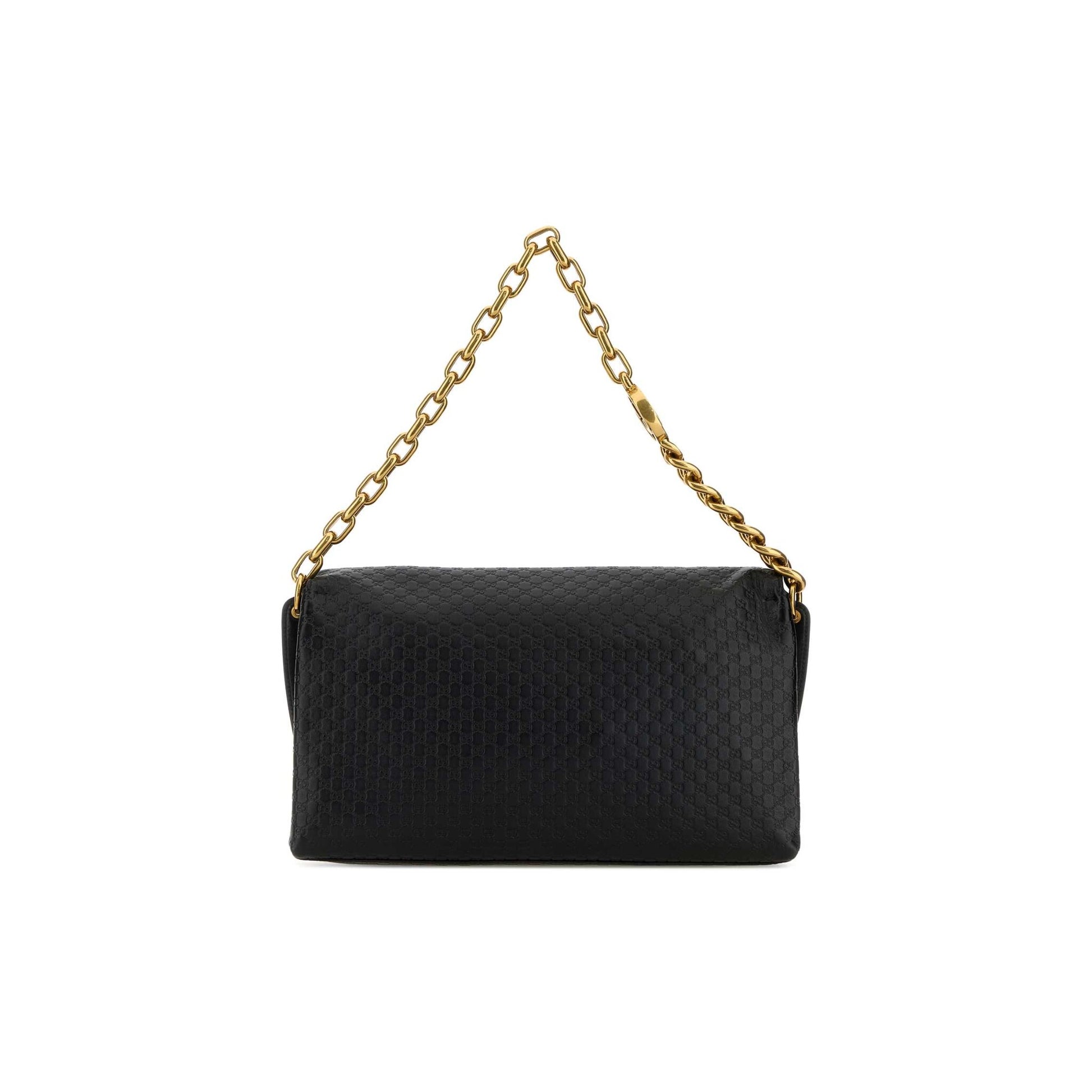 Gucci Mala de Ombro em Pele — Preto